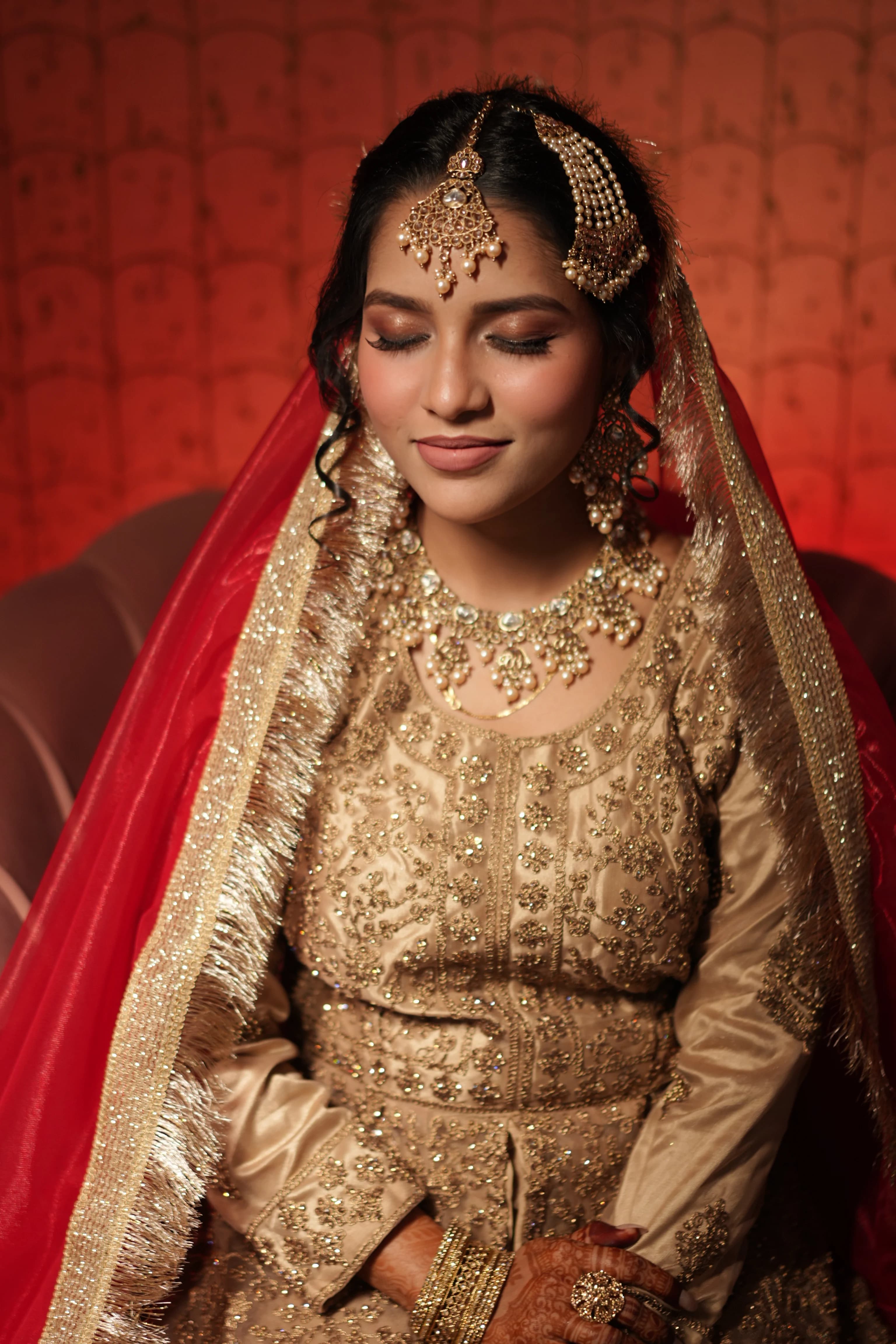 Sultry Charm smokey eye and nude lip glamour styling by Peehu Deka