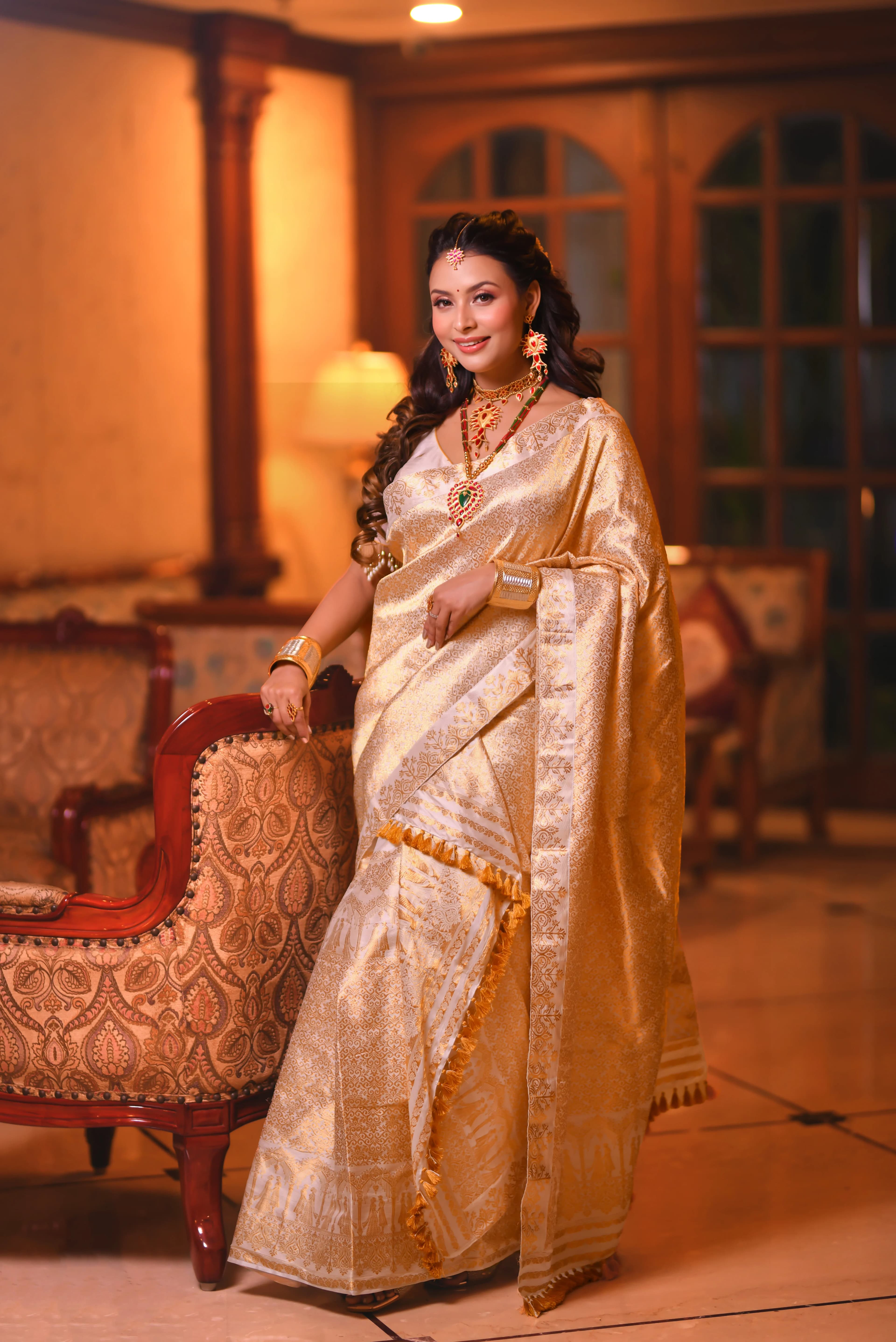 Classic Elegance refined soft-glam bridal makeup by Peehu Deka