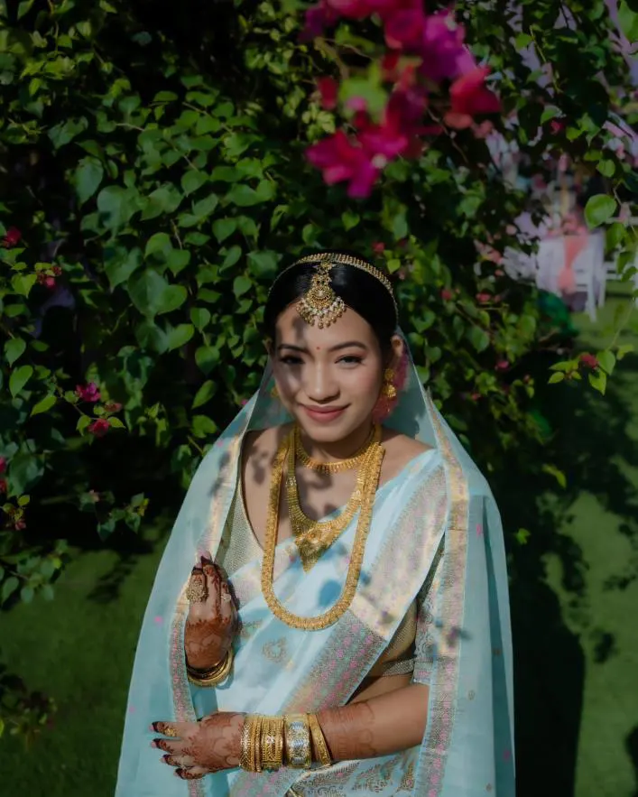 Modern Muse chic editorial beauty portrait by Peehu Deka in Guwahati